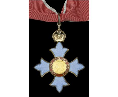 The Most Excellent Order of the British Empire, C.B.E. (Civil) Commander’s 2nd type neck badge, silver-gilt and enamel, with 