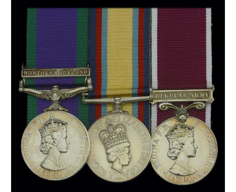 Three: Sergeant T. G. Sheehan, Royal Electrical and Mechanical Engineers  General Service 1962-2007, 1 clasp, Northern Irelan