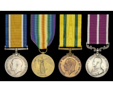 Four: Private R. Thornett, Oxfordshire and Buckinghamshire Light Infantry, who was Mentioned in Despatches and awarded the Me