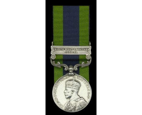 India General Service 1908-35, 1 clasp, North West Frontier 1930-31 (5 W-Carr. Nabi Bux II, 2 R. Sussex R.) very fine £40-£50