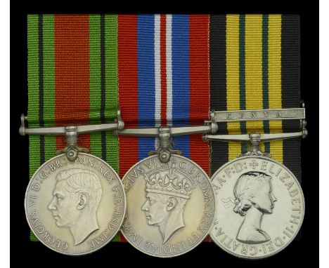 Three: Warrant Officer Class 2 J. R. L. Borresen, Royal Electrical and Mechanical Engineers  Defence and War Medals 1939-45; 