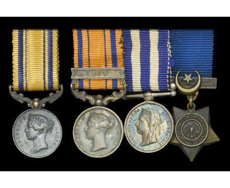 The group of three miniature dress medals worn by Conductor W. Parsons, Commissariat and Transport Staff, ‘the Real Hero’ of 