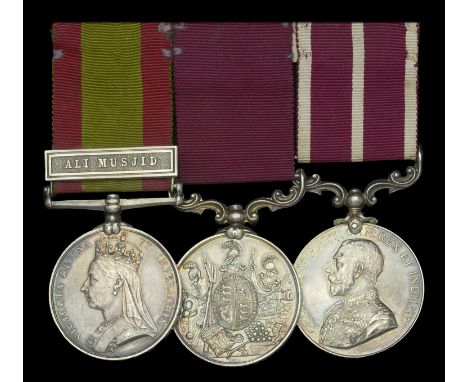 Three: Colour Sergeant W. Needham, 81st Foot, later Loyal North Lancashire Regiment and Liverpool Regiment  Afghanistan 1878-