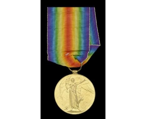 The Victory Medal awarded to Miss Ethel Bankart, who served as an Orderly with the Serbian Relief Fund 1915-18  Victory Medal