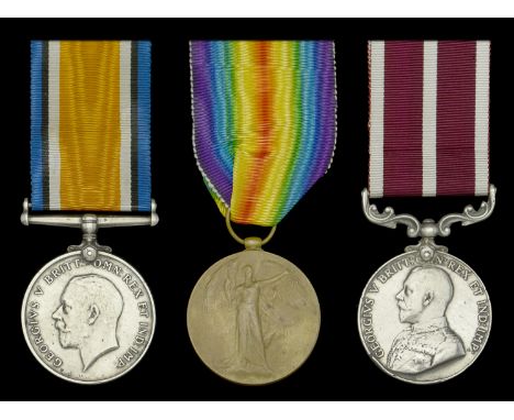 Three: Acting Colour-Sergeant A. Lambert, Oxfordshire and Buckinghamshire Light Infantry, who was awarded the Meritorious Ser