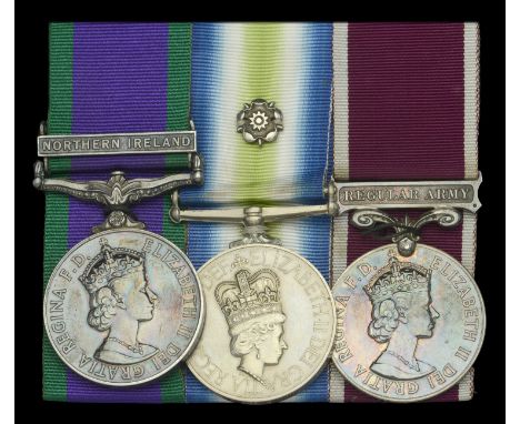 Three: Staff Sergeant J. Dunn, Royal Electrical and Mechanical Engineers  General Service 1962-2007, 1 clasp, Northern Irelan