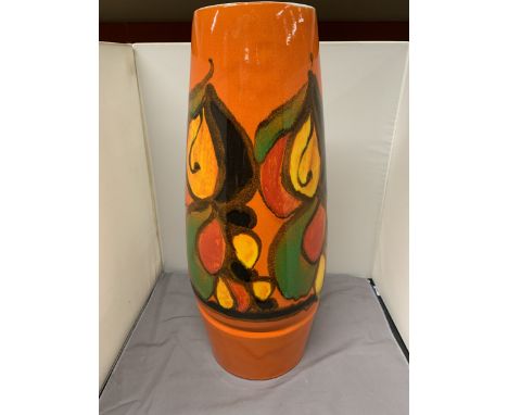 A LARGE POOLE POTTERY DELPHIS VASE, HEIGHT 42CM