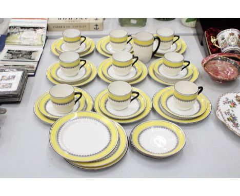 A 1920'S ART DECO FOLEY CHINA TEASET