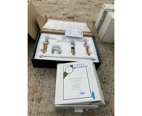 TWO NEW AND BOXED SETS OF BASIN TAPS