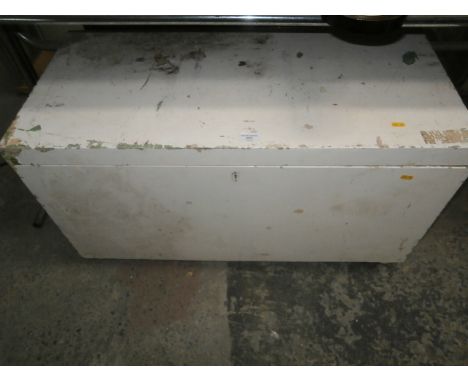 white painted trunk