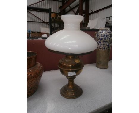 brass oil lamp