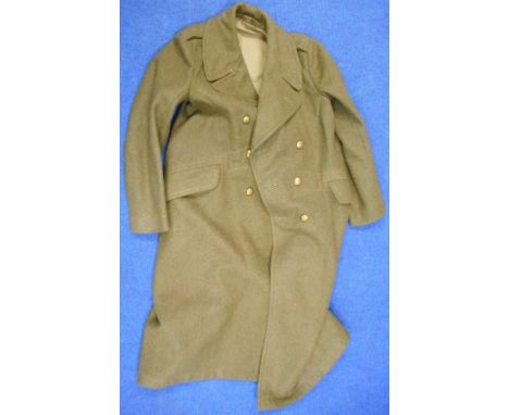WW II army greatcoat. Label for 1939. GS buttons