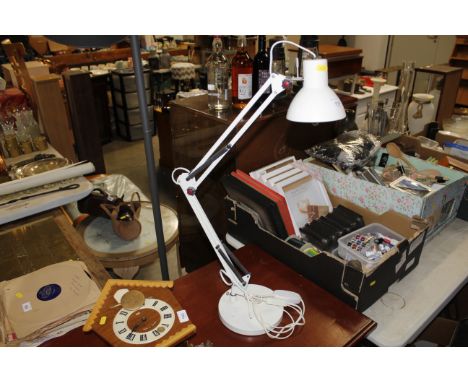An Angle Poise type lamp 