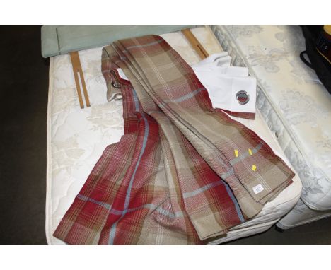A pair of Dunelm curtains