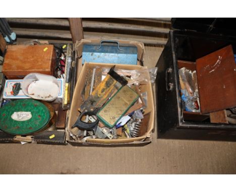 A box of various tools and fittings