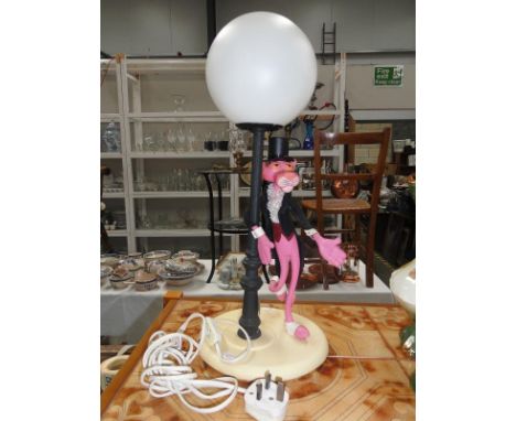 A Pink Panther table lamp A/F