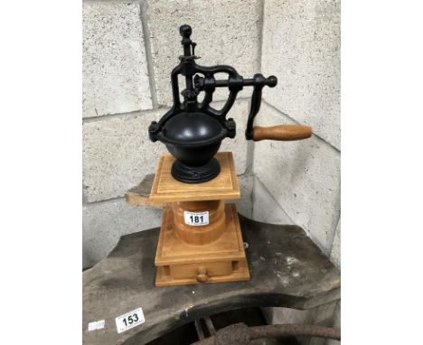 A coffee grinder