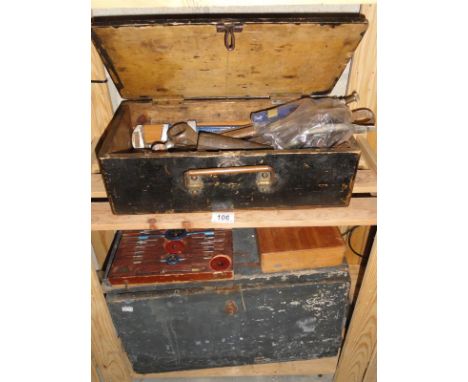 4 boxes of assorted tools