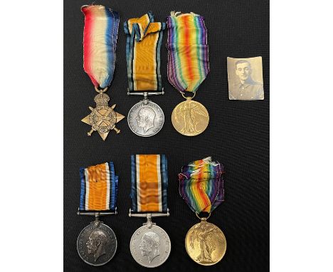 WW1 British Medals collection to include: 1914-15 Star, British War Medal and Victory Medal to 012496 Staff Sjt JC Condon, Ar