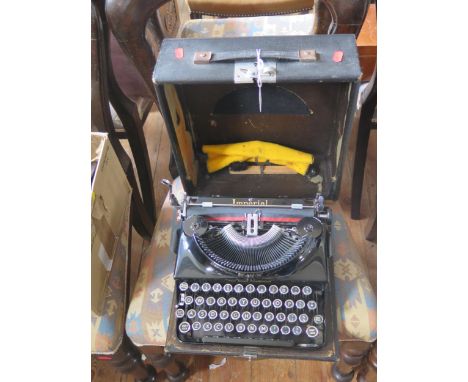 An IMPERIAL Portable Typewriter S 270, c. 1930's 