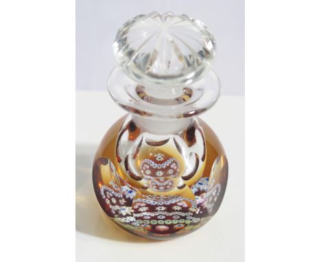 A Caithness Glass 'Golden Jubilee' Limited Edition Perfume Bottle, 70/100, 12.5cm 