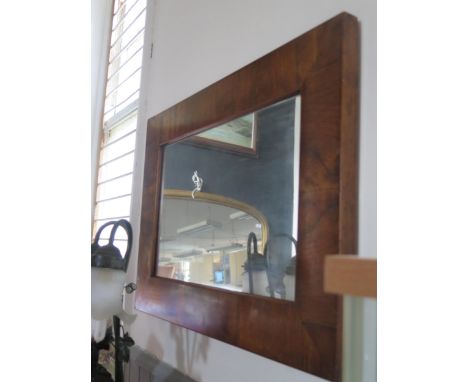 A 19th Century Walnut Framed Mirror 
