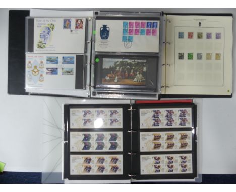 Stamps; Various mainly Great British Stamps, in three binders with unmounted mint decimal issues including 2012 medal winners