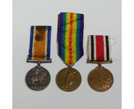 World War I Pair and Special Constabulary Medal awarded to 10261 Pte A.E. V. Wilkins R. Irish Rifles, Albert E.V Wilkins on S