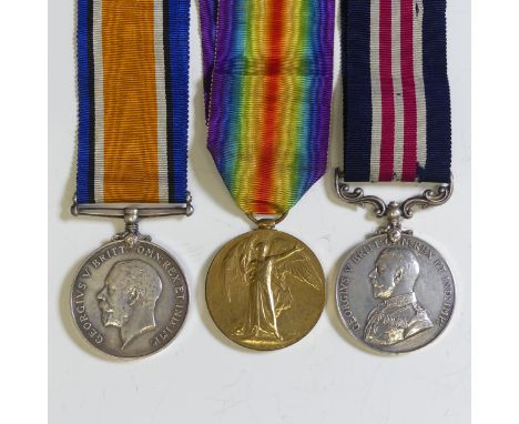 Family Group  World War 1 Pair and Military Medal awarded to 2049 (later 835916) Driver Charles Pugh of the 311th (West Ridin