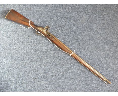 An East India Company Brown Bess flintlock musket, John Rea for East India Company, dated 1797, with flint lock action, the l