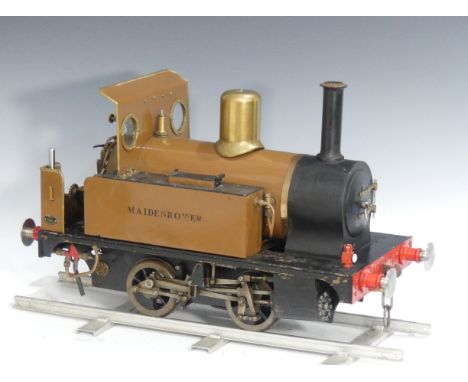 A 5in gauge live steam 0-4-0 LBSC Tich Tank Locomotive, 'Maidenbower', well engineered, with maker's plaque 'Built A. Sinclai