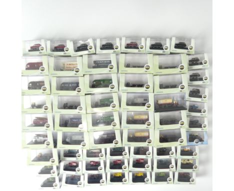 Oxford N gauge die cast model vehicles, fifty-nine boxed model commercial vehicles, including Mechanical Horse Van Trailer, M