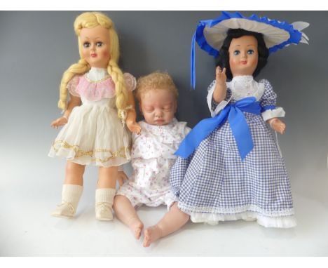 A 'Reborn' Lee Lu doll, limited edition soft vinyl no.225/500 by Natali Blick, 20cm tall with closed eyes and curly light bro