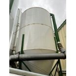 25,000 LB Capacity Bushnell Grain Silo, Approx. 9' Diameter (Located in Bridgewate | Rig Fee $2000