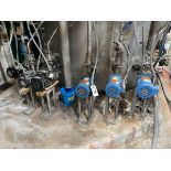 Lot of (6) Transfer Pumps Attached to Hot Liquor Tank (Located in Bridgewater, VT) | Rig Fee $350