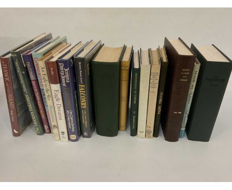 Falconry - collection of books including Michael Woodford, Manual of Falconry 1961, together with Syainika Sastra, or a book 