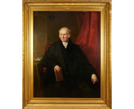 William Derby (British, 1786-1847) oil on canvas - portrait of James Scarlett, Esq., M.P, signed and dated 'W. Derby/Pinx/182