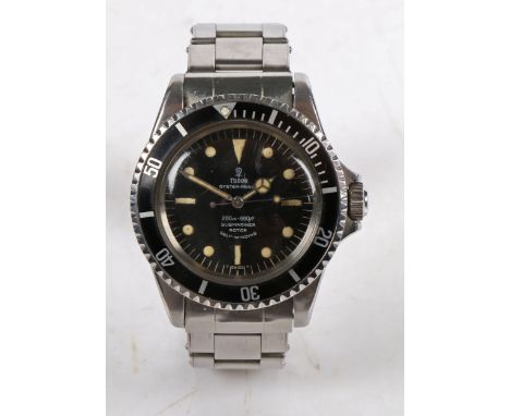 A Tudor Oyster Prince 200m/660ft Submariner rotor self-winding gentleman's stainless steel wristwatch, model no 7928, case no