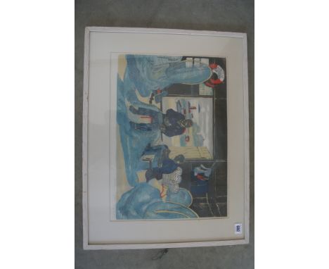 Lithograph by Sven Ljungberg (Sweden 1913-2010) 50cm x 60cm including frame - 186 of 200