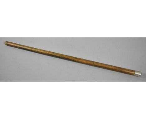 A Silver Mounted Swagger Stick 