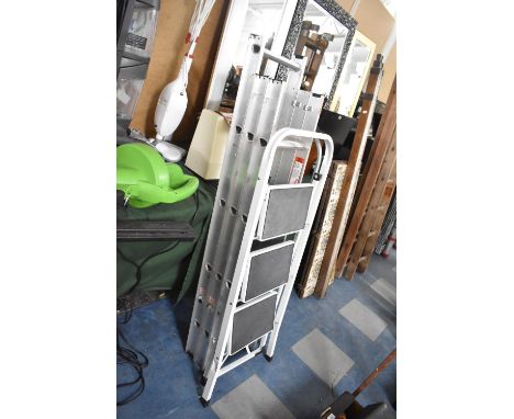 A Loft Ladder and Three Step Step Ladder 