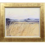 * ROBERT KELSEY DA MUniv PAI FRSA (SCOTTISH b. 1949), THROUGH THE REEDS, RANNOCH MOOR