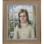 * DOROTHY JOHNSTONE ARSA (SCOTTISH 1892 - 1980), PORTRAIT OF LIZ AS YOUNG GIRL