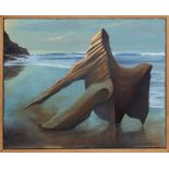 * ERIC TIMMS, DRIFTWOOD SEASCAPE