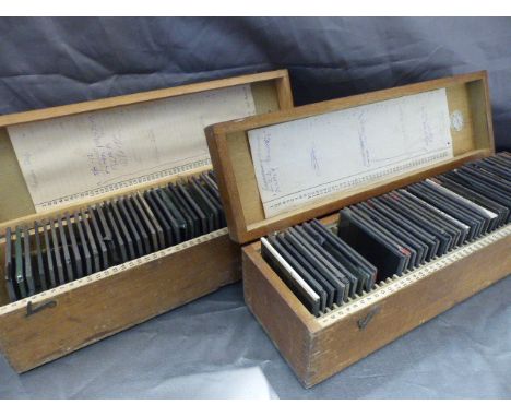 Magic Lantern slides to include Scenes of Ecclesiastic nature. To include scenes from the bible and Hymns