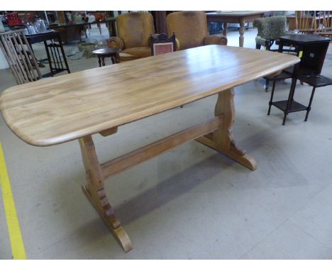 Blonde Ercol (stripped) cottage style table 