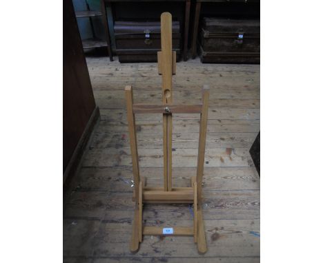 Pine adjustable artists easel