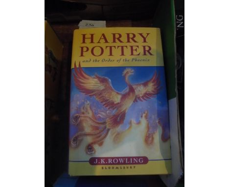 2003 First edition of 'Harry Potter and The Order of The Phoenix', original dustcover 