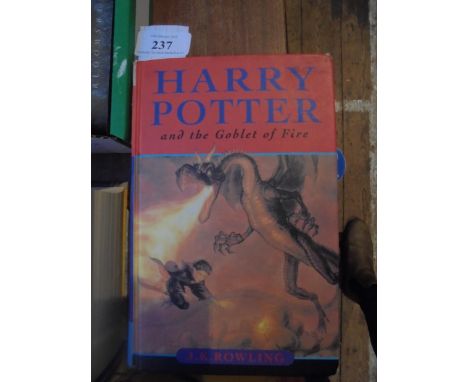 2000 first edition of 'Harry Potter and the Goblet of Fire' with original dustcover