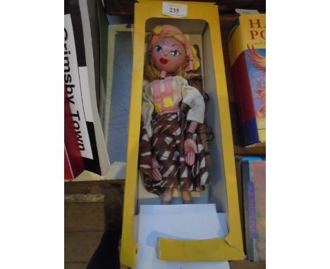 Pelham Puppet of a blonde haired young girl (not in original box)